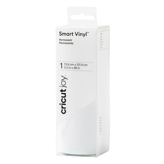 Cricut Smart Vinyl Permanent Joy 14x122cm Matt hvit