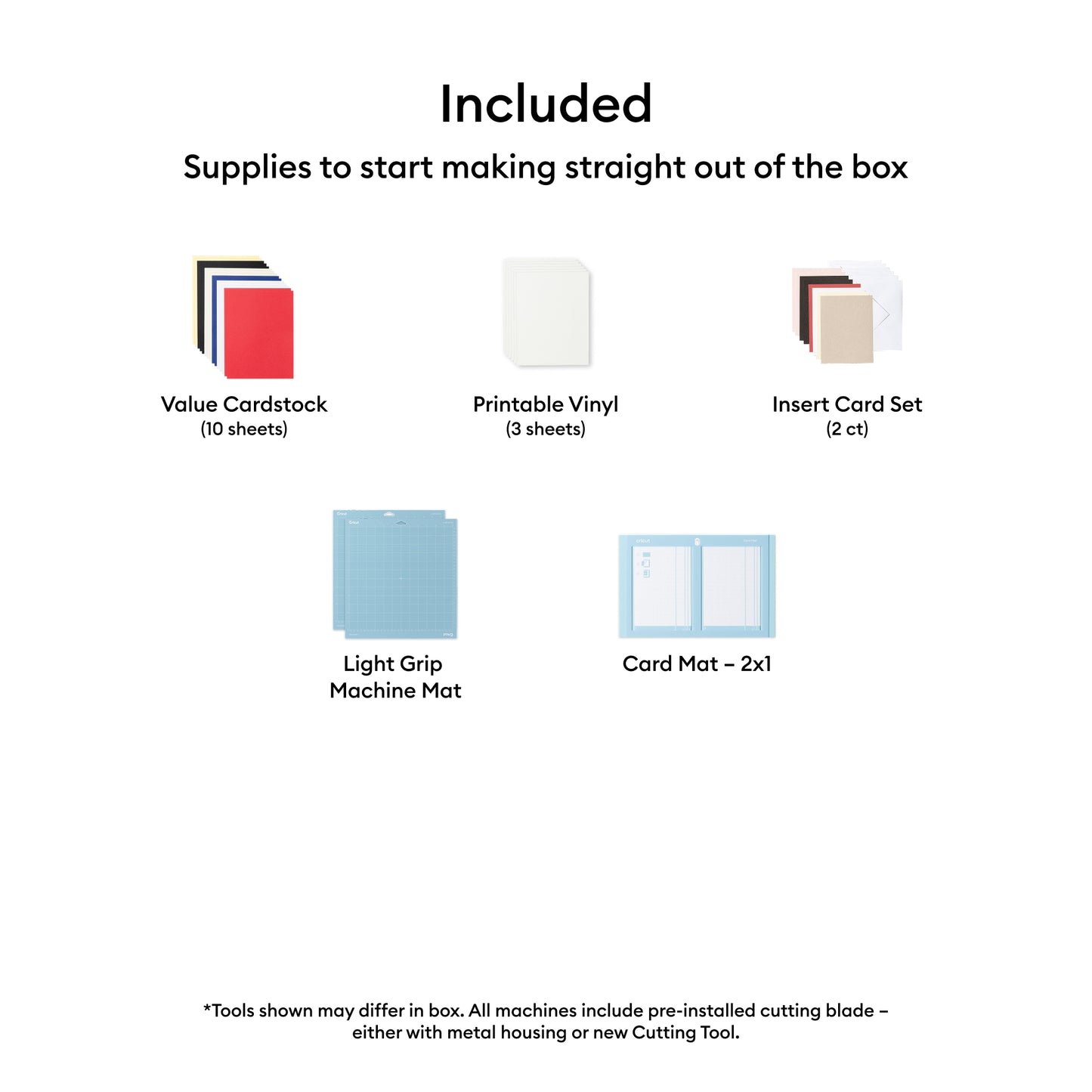 NY! Cricut Explore 5 Taupe Essential bundle vinylkutter