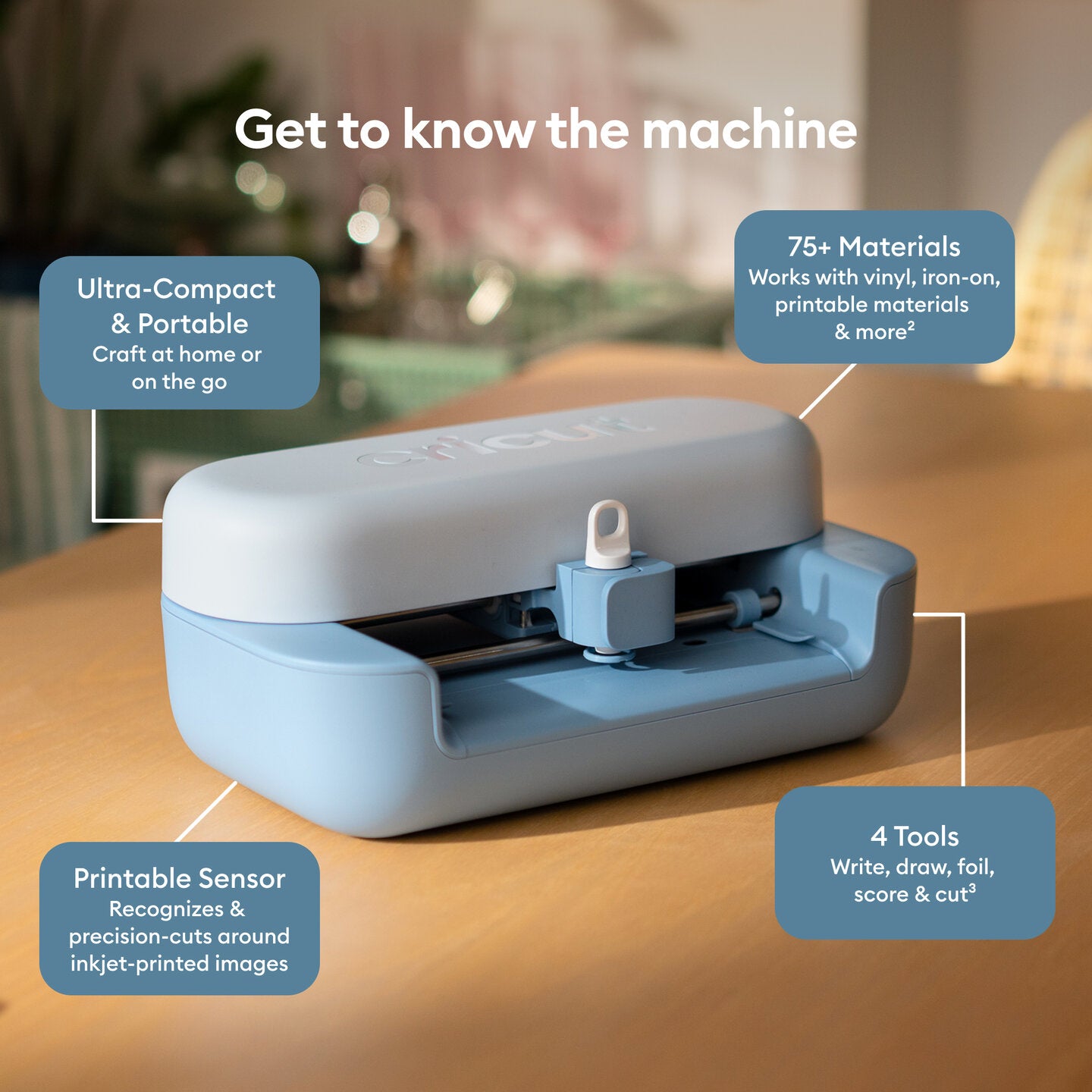 NYHET! Cricut Joy 2 Blue Essential bundle