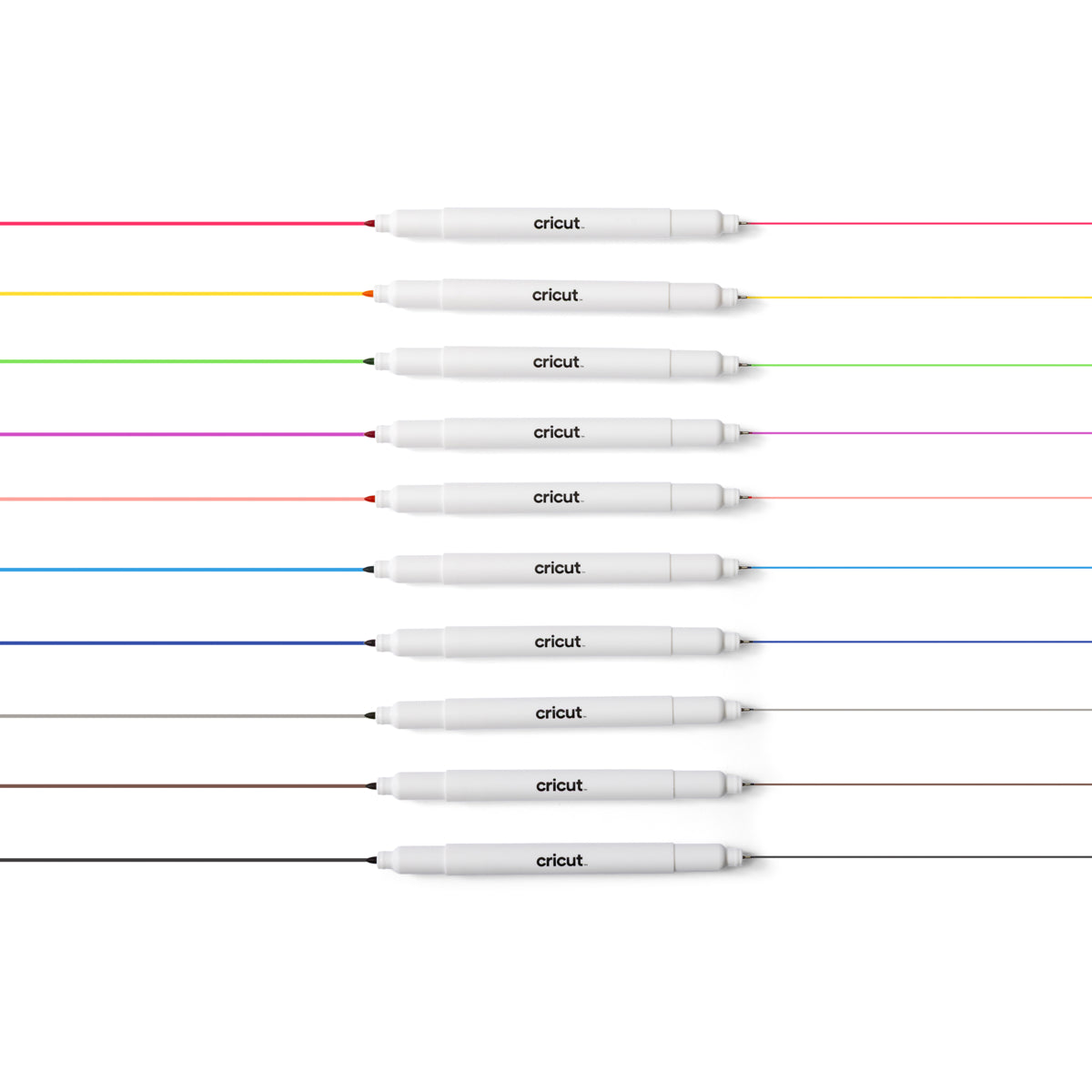 Cricut Dual-Sided Markers tusjpenn 20 stk + adapter