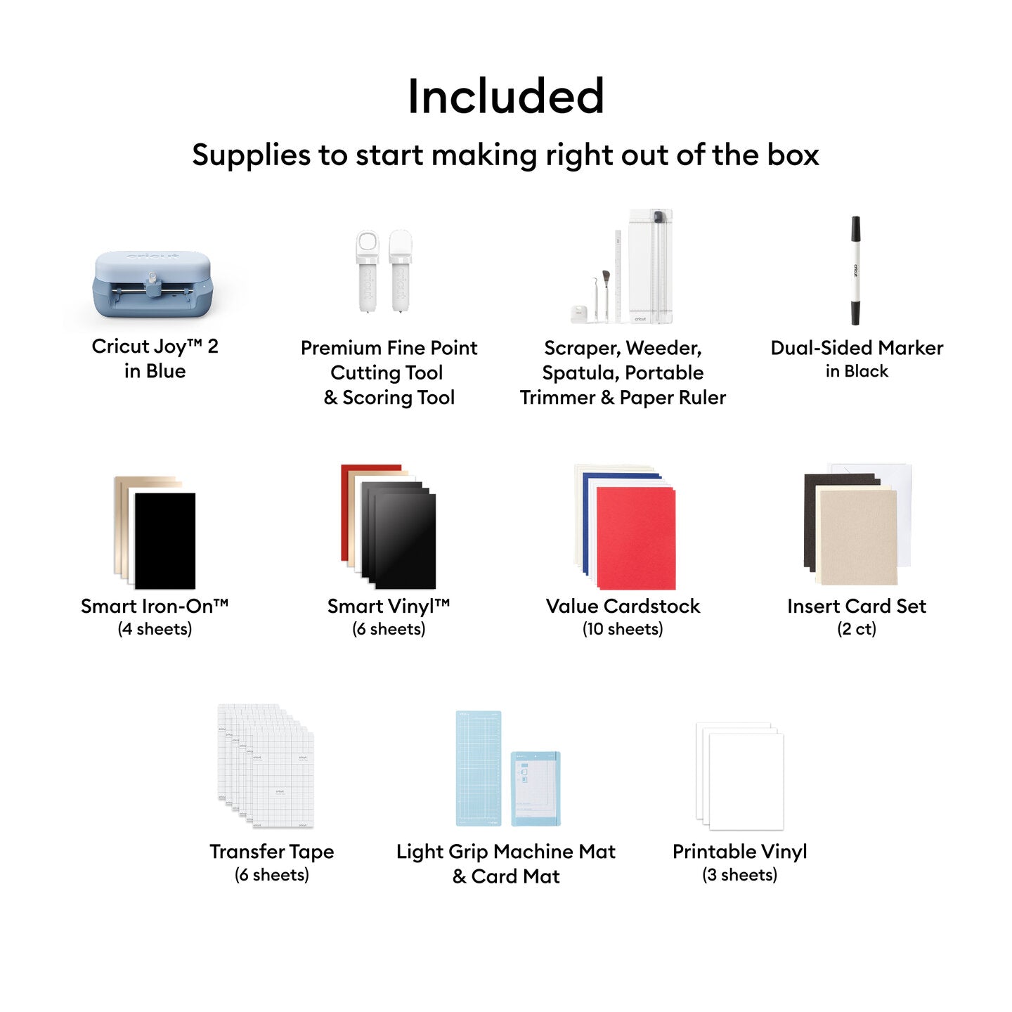 NYHET! Cricut Joy 2 Blue Essential bundle