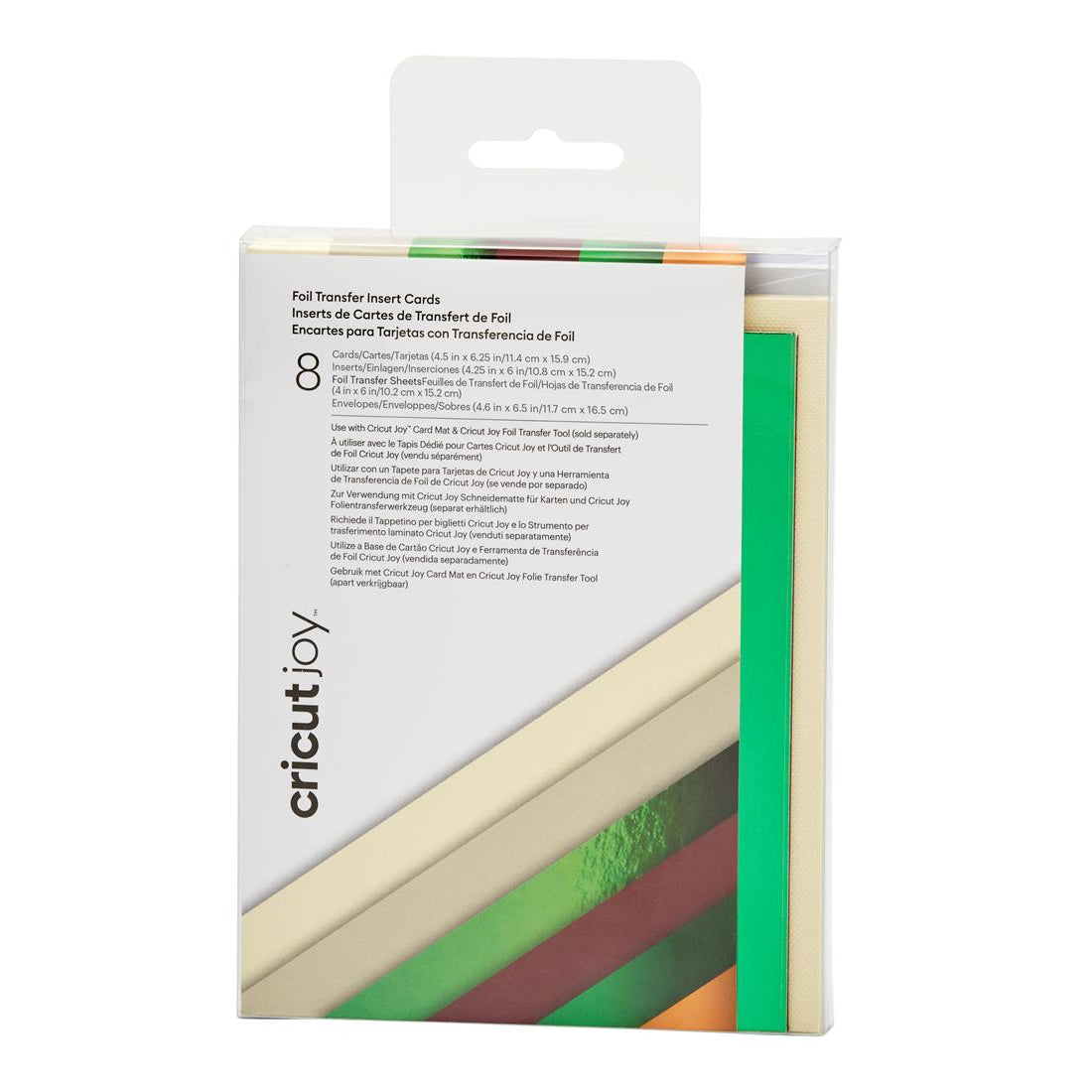 Cricut Joy Insert Cards FOIL Cameron A6 (11,4 cm x 15,9 cm) 8-pack