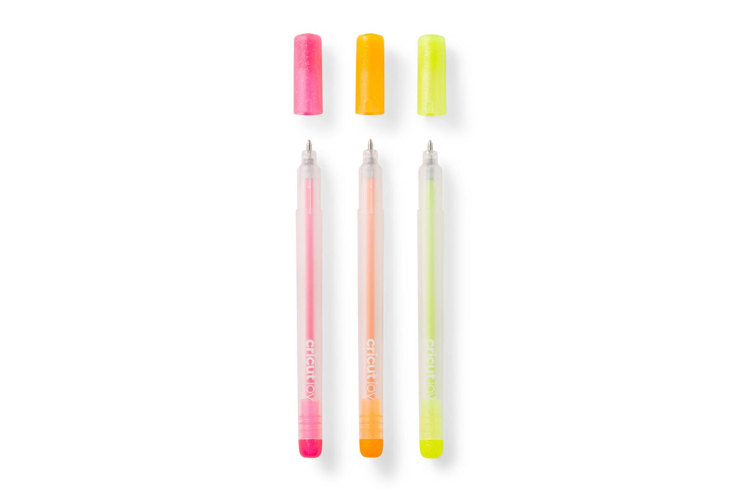 Cricut Joy Glitter Gel pens 3-pack - Rosa, oransje, gul